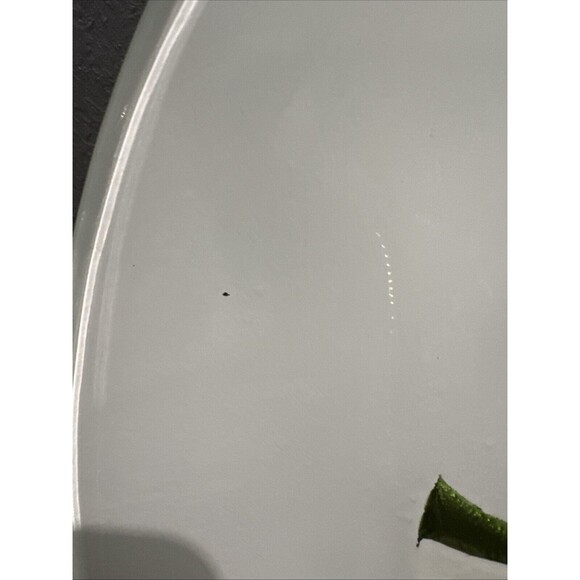 Lori Siebert Silvestri Hand Blown Glass Fusion Green Christmas Tree Plate 12" - Picture 4 of 4